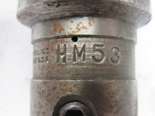 Putnam Tool HM53  1/2" Straight Shank To #5 Morse Taper Chucking Adapter