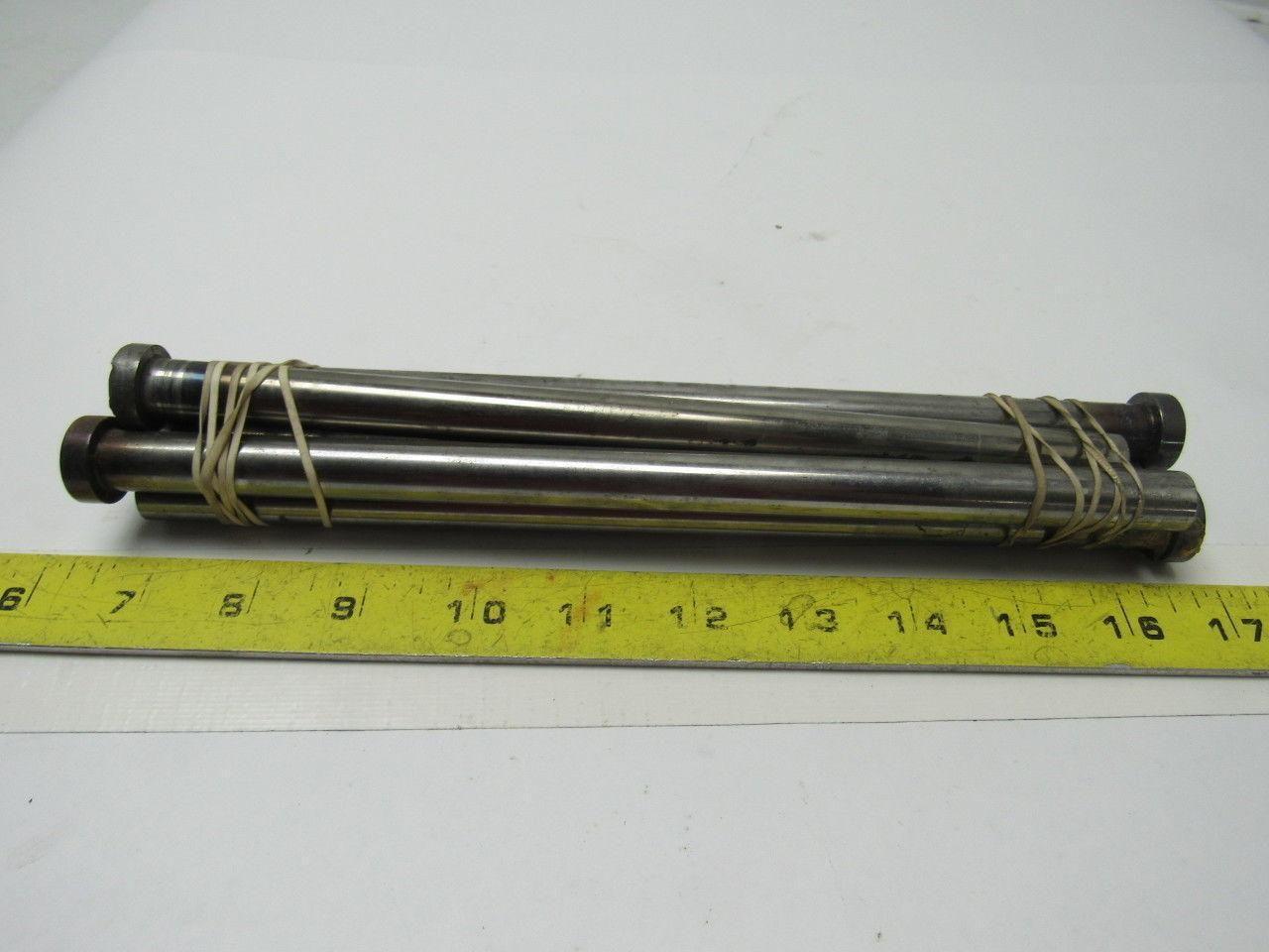 Plastic Injection Mold Ejector Pin 9/16" X 10" Lot of 5