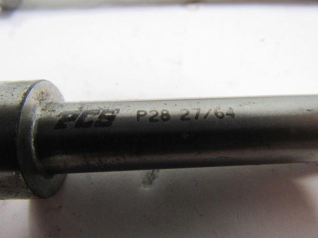 PCS P28 Plastic Injection Mold Ejector Pin  27/64" X 14" Lot of 7