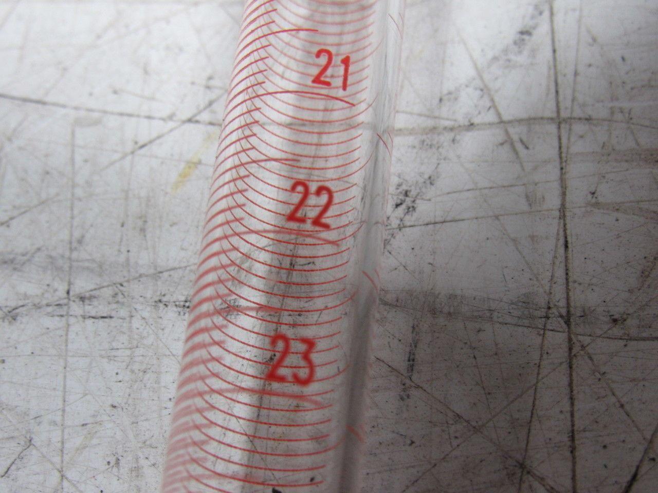PYREX 2103 50 34543-23 Glass 50mL Burette No Stopcock Plug Graduated Laboratory