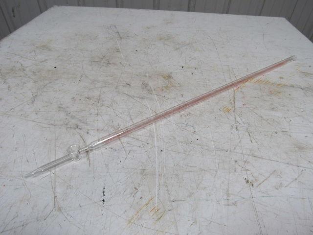 PYREX 2103 50 34543-23 Glass 50mL Burette No Stopcock Plug Graduated Laboratory