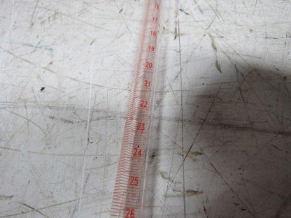 PYREX 2103 50 34543-23 Glass 50mL Burette No Stopcock Plug Graduated Laboratory
