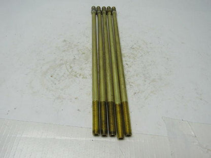 5/16"OD. Brass Mold Extension Plug 10-7/16" OAL. Lot of 5