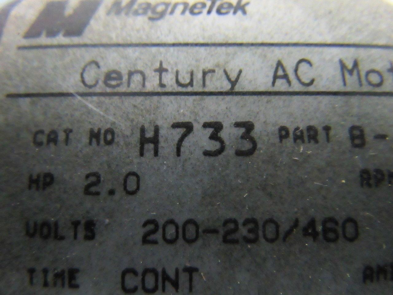 SCOT MAGNETEC H733 Motorpump 4.88" Imp. 2HP 3Ph 3450/2850RPM 50/60Hz