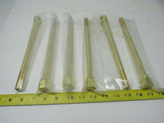 PCS 14B-10 1/4"NPT  Brass Mold Extension Elbow 10" OAL. Lot of 6