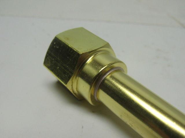 PCS 14B-10 1/4"NPT  Brass Mold Extension Elbow 10" OAL. Lot of 6