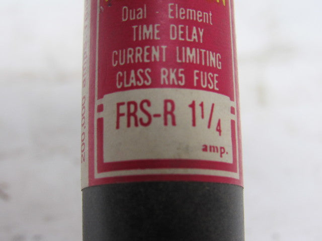 Bussmann FRS-R-1-1/4 Cass RK5 1-1/4 Amp Time Delay Fuses Lot Of 17
