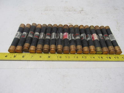 Bussmann FRS-R-1-1/4 Cass RK5 1-1/4 Amp Time Delay Fuses Lot Of 17