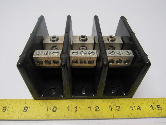 Cooper Bussmann 16320-3 Terminal Distribution Block 600V 175A