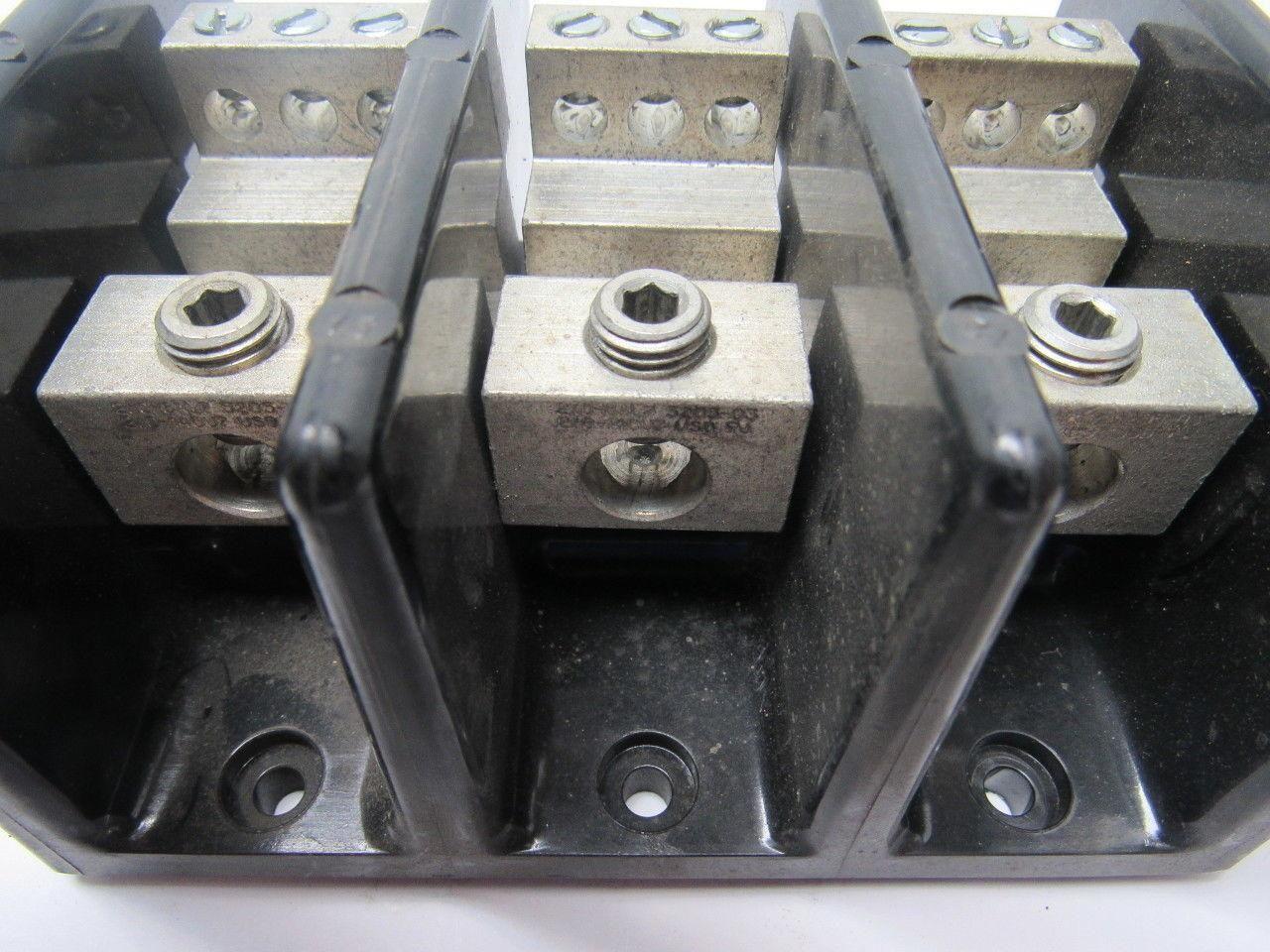 Cooper Bussmann 16320-3 Terminal Distribution Block 600V 175A
