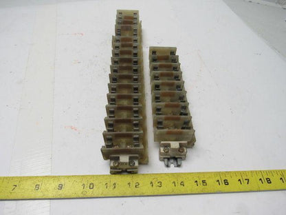 Square D Class 9080 Type 6F6 Fuse  Bank 10-18 AWG 600 V  1 Lot Of 31 Plus Parts