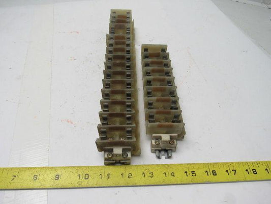 Square D Class 9080 Type 6F6 Fuse  Bank 10-18 AWG 600 V  1 Lot Of 31 Plus Parts