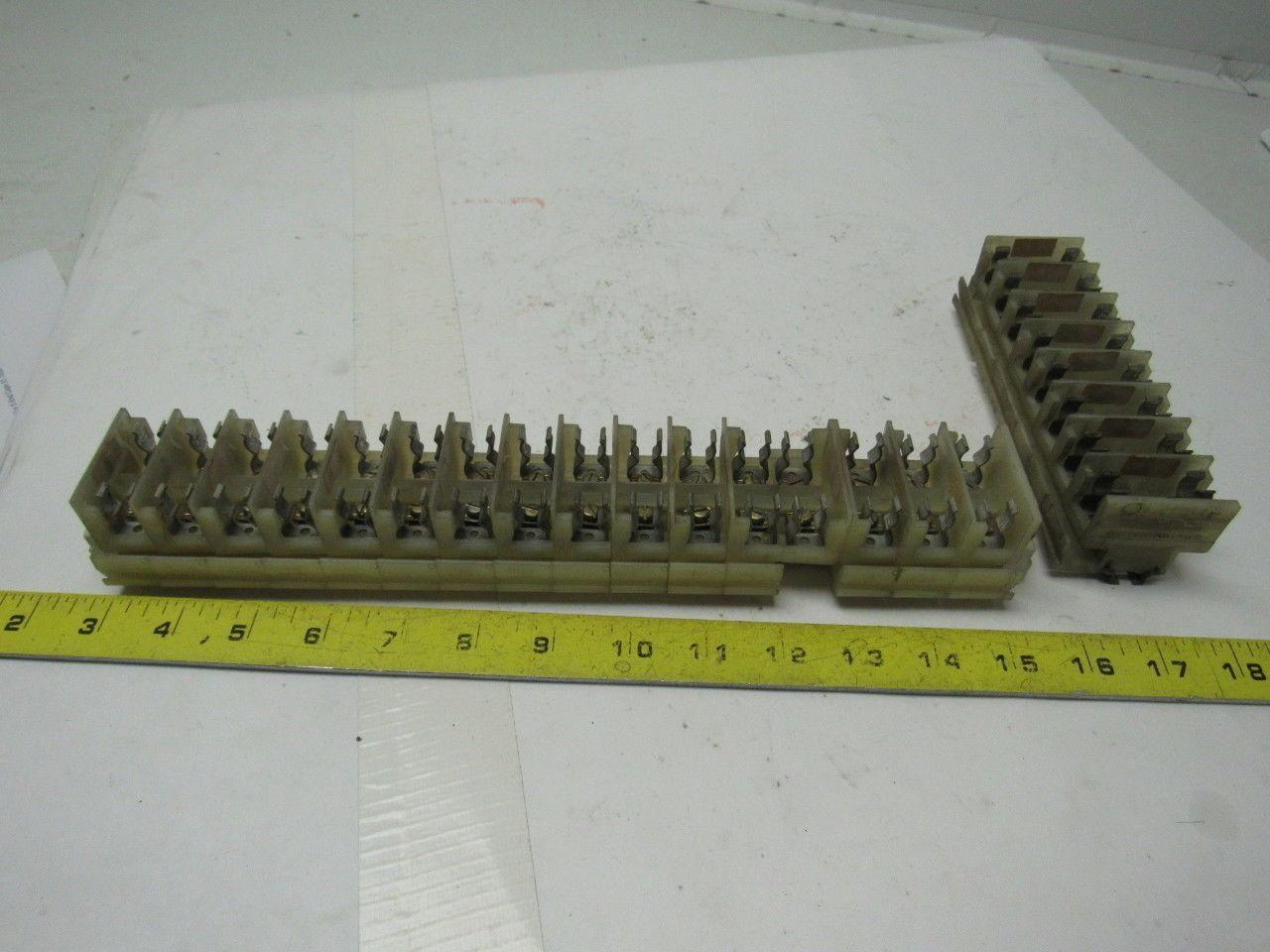 Square D Class 9080 Type 6F6 Fuse  Bank 10-18 AWG 600 V  1 Lot Of 31 Plus Parts