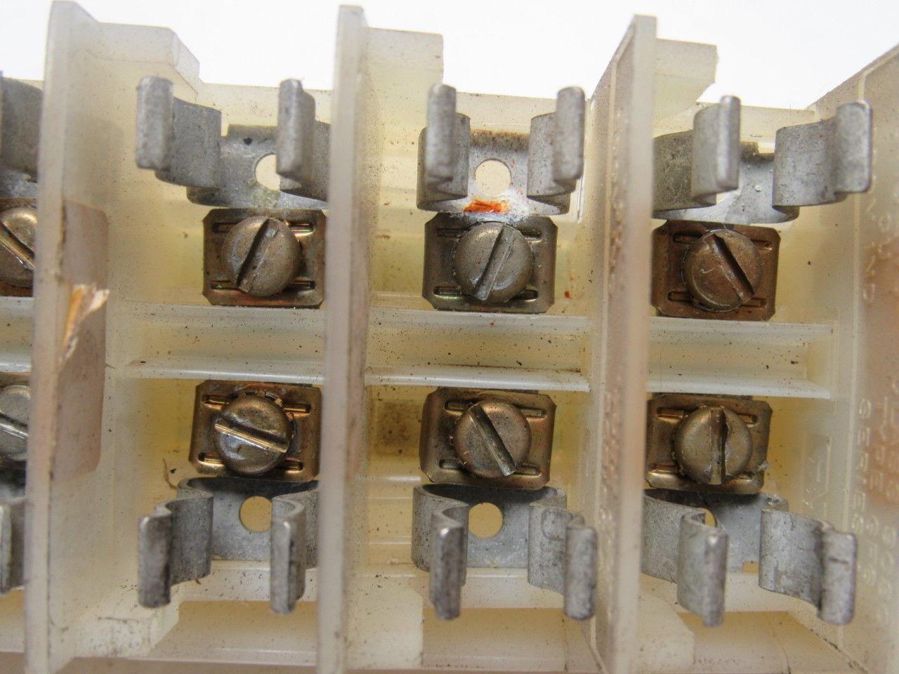 Square D Class 9080 Type 6F6 Fuse  Bank 10-18 AWG 600 V  1 Lot Of 31 Plus Parts