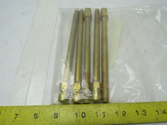 Dixon CM3M1-B-L7 3/8" X 7" Brass Mold Cooling Extension Plug 1/8" NPTF Lot of 5