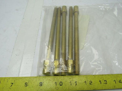 Dixon CM3M1-B-L7 3/8" X 7" Brass Mold Cooling Extension Plug 1/8" NPTF Lot of 5