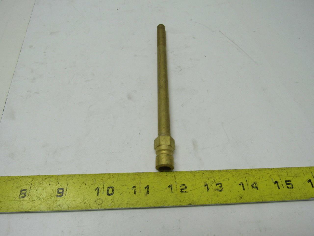 Dixon CM3M1-B-L7 3/8" X 7" Brass Mold Cooling Extension Plug 1/8" NPTF Lot of 5