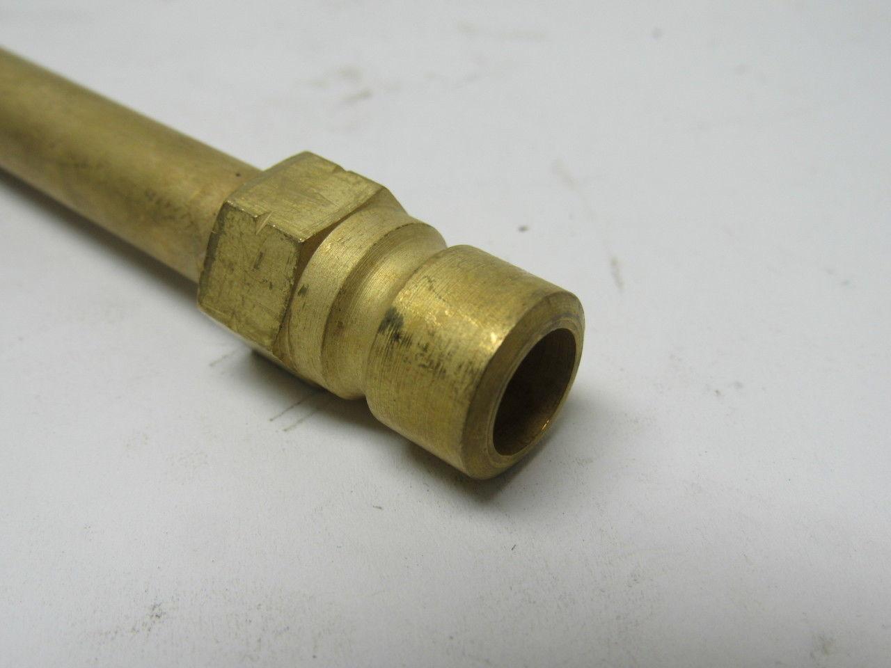 Dixon CM3M1-B-L7 3/8" X 7" Brass Mold Cooling Extension Plug 1/8" NPTF Lot of 5