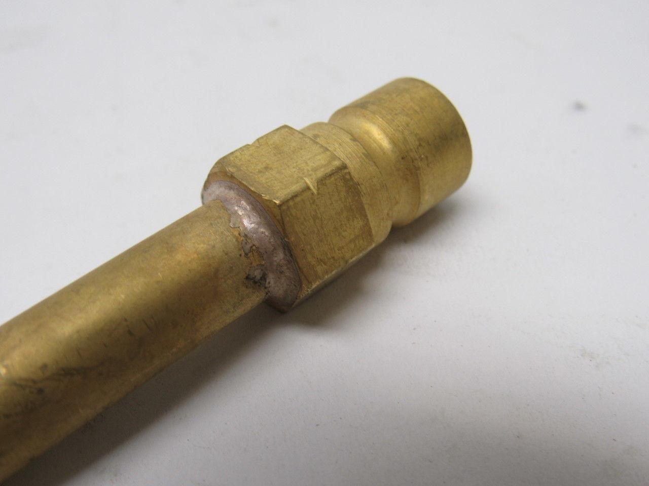 Dixon CM3M1-B-L7 3/8" X 7" Brass Mold Cooling Extension Plug 1/8" NPTF Lot of 5