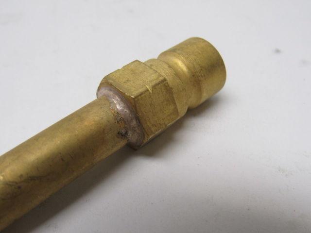 Dixon CM3M1-B-L7 3/8" X 7" Brass Mold Cooling Extension Plug 1/8" NPTF Lot of 5