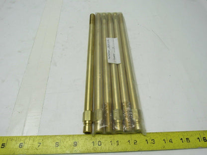352X11 1/2  Brass Mold Cooling Extension Plug 1/4" X 11-1/2" Lot of 6