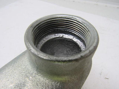 1-1/2" LB Conduit Elbow 3 NO. 1/0 XHHW. Max Cast Aluminum No Cover