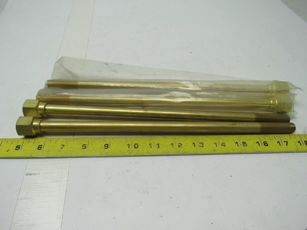 HELB1414L13 Male Brass Mold Cooling Extension Elbow Brass 1/4" NPT Lot of 4