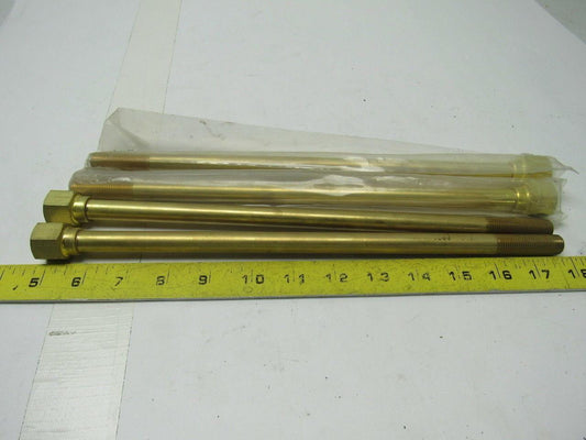 HELB1414L13 Male Brass Mold Cooling Extension Elbow Brass 1/4" NPT Lot of 4
