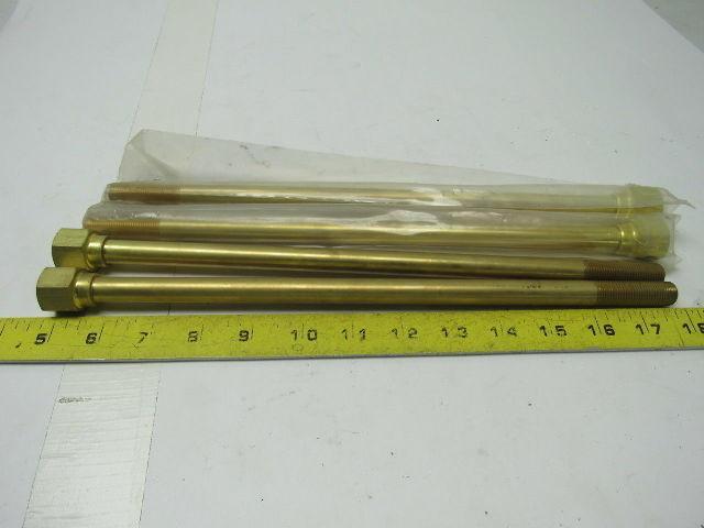 HELB1414L13 Male Brass Mold Cooling Extension Elbow Brass 1/4" NPT Lot of 4