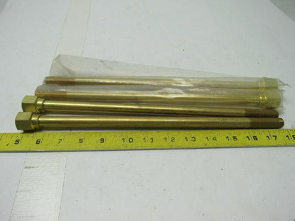 HELB1414L13 Male Brass Mold Cooling Extension Elbow Brass 1/4" NPT Lot of 4