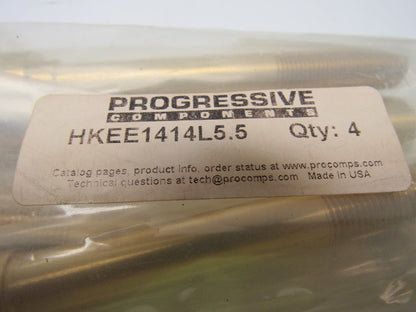 Progressive HKEE1414L5.5  Brass Hex Key Extension Elbow Brass 1/4" NPT Lot of 5