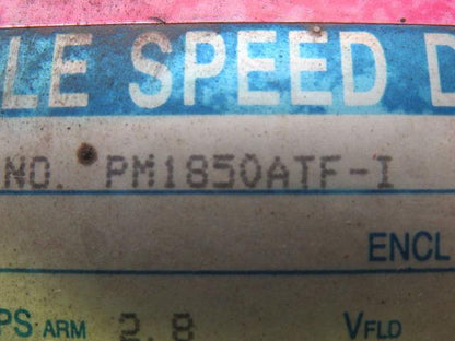 Boston Gear PM1850ATF-I DC Gear Motor 180V 1/2 Hp. 5/8" Keyed Shaft