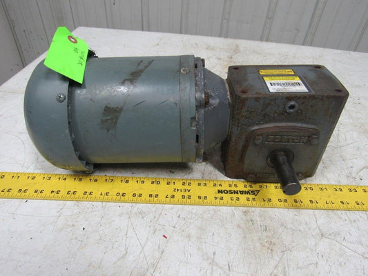 Boston Gear F721-25K-B5-J Right Angle Gearbox 25:1 Ratio W/Weg 1/2HP Motor