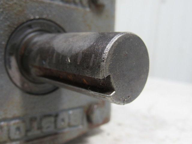 Boston Gear F721-25K-B5-J Right Angle Gearbox 25:1 Ratio W/Weg 1/2HP Motor