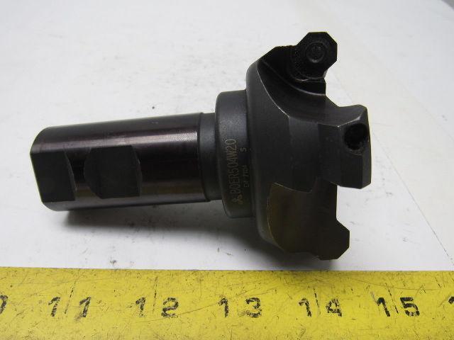 Mitsubishi BOER504W20 Milling Cutter 3.125 Dia x 4.053 Length x 1.250 Shank