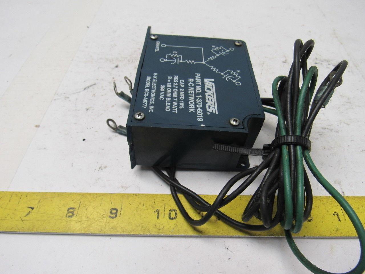 Vickers 1-370-6019 RCX-A6777 Transient Voltage Surge Suppressor Res. 2.7 O 7 W.