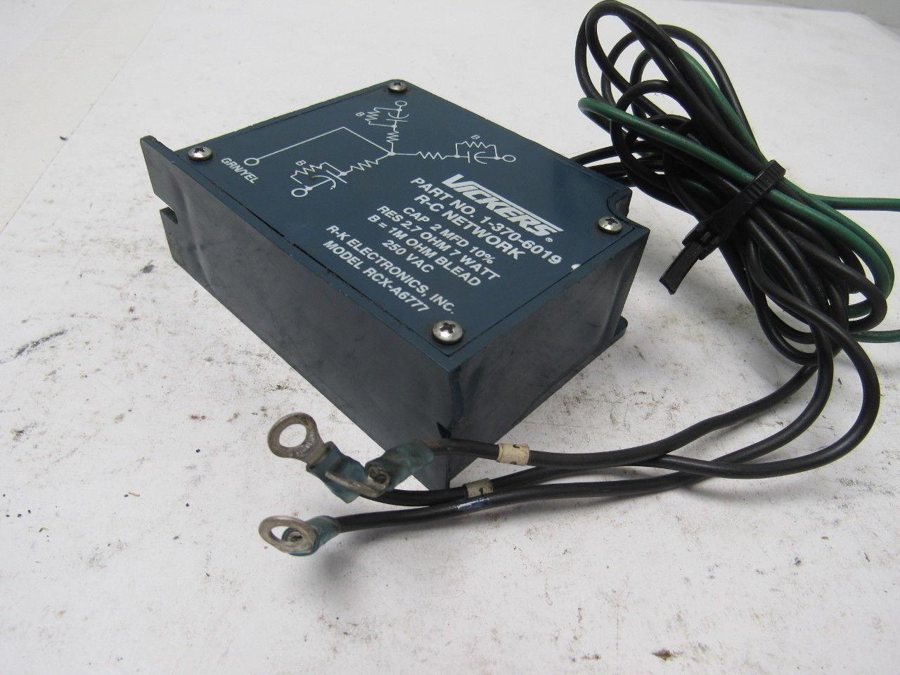 Vickers 1-370-6019 RCX-A6777 Transient Voltage Surge Suppressor Res. 2.7 O 7 W.