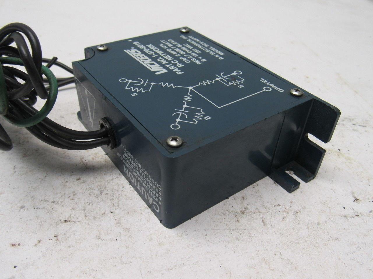 Vickers 1-370-6019 RCX-A6777 Transient Voltage Surge Suppressor Res. 2.7 O 7 W.