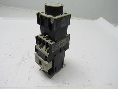 Telemecanique LA3 DR4 Off Delay 10-180 Sec. Pneumatic Timing Relay 24VAC Coil