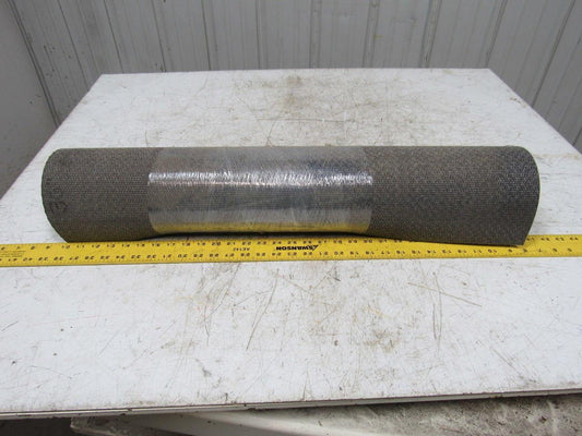 Interwoven Polyester Black PVC Friction X Brushed Conveyor Belt 12' X 30"