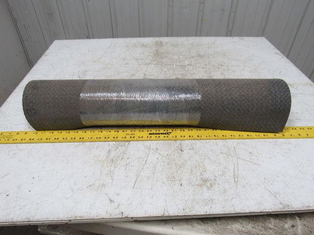 Interwoven Polyester Black PVC Friction X Brushed Conveyor Belt 12' X 30"