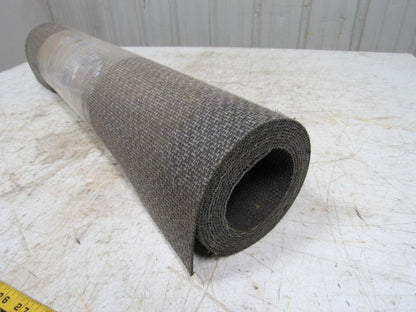 Interwoven Polyester Black PVC Friction X Brushed Conveyor Belt 12' X 30"