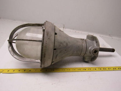 Crouse Hinds  Vintage Electric Light Fixture For Hazardous Locations 9" Dia.
