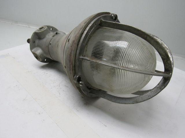 Crouse Hinds  Vintage Electric Light Fixture For Hazardous Locations 9" Dia.