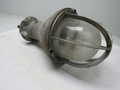 Crouse Hinds  Vintage Electric Light Fixture For Hazardous Locations 9" Dia.