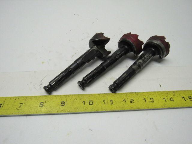 Bosch 981 Self-feed Wood Boring Bit 1-1/2" Dia. 7/16" Hex Shank Lot of 3