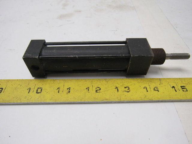 Schrader Bellows 7/8" Bore 1" Stroke Spring Return Cylinder 1/4" Rod Lot Of 2