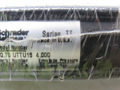Schrader Bellows 00.75 UTTU16 Series TT 4" Stroke  3/4" Bore Midget Air Cylinder