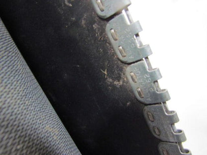 2-Ply Black Smooth Top PVC Rubber Conveyor Belt w/Lacing 82"x84"x0.090" Thick