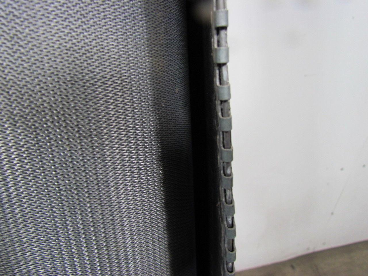 2-Ply Black Smooth Top PVC Rubber Conveyor Belt w/Lacing 82"x84"x0.090" Thick